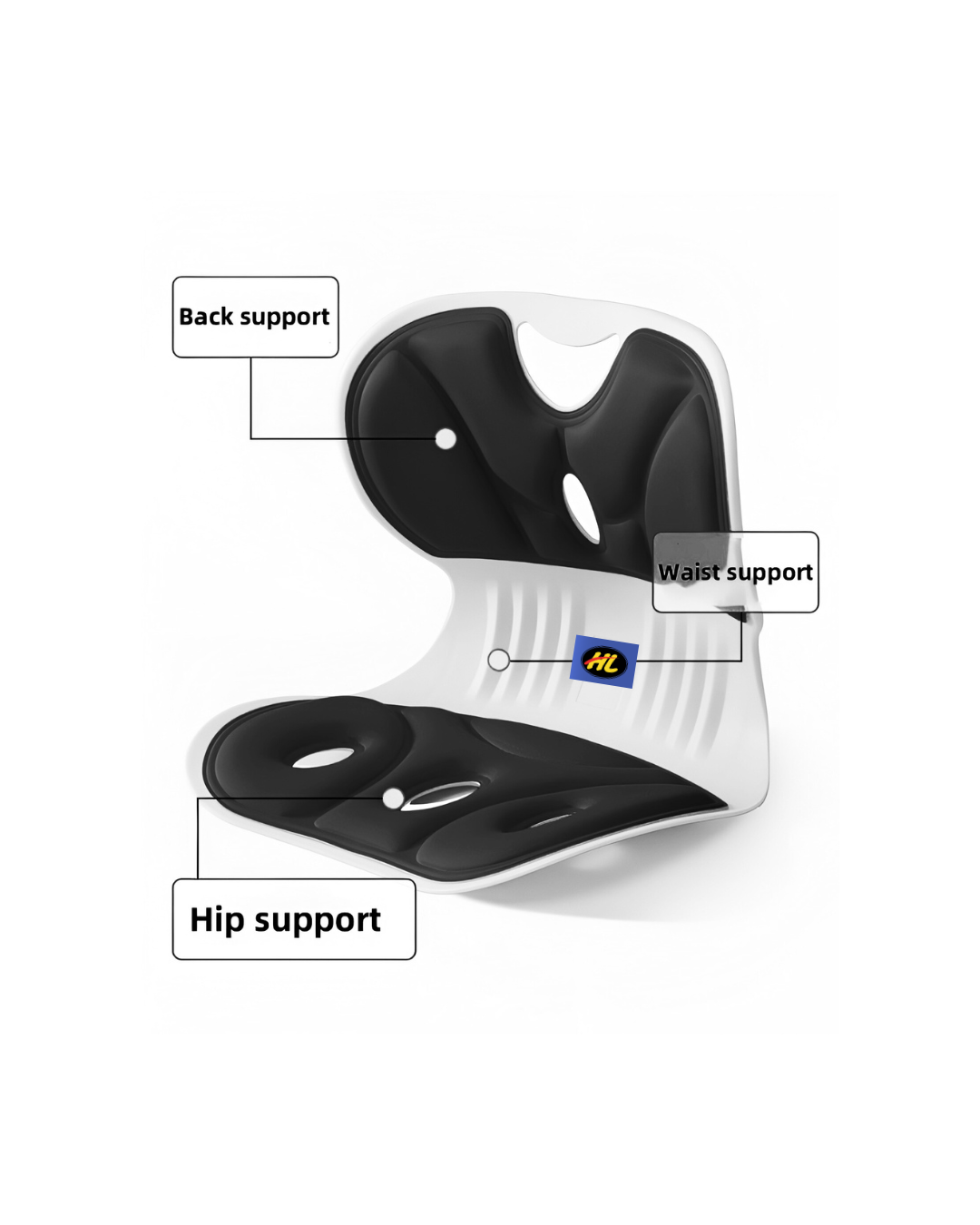High Life Bionic Shell Ergonomic Back Support Cushion