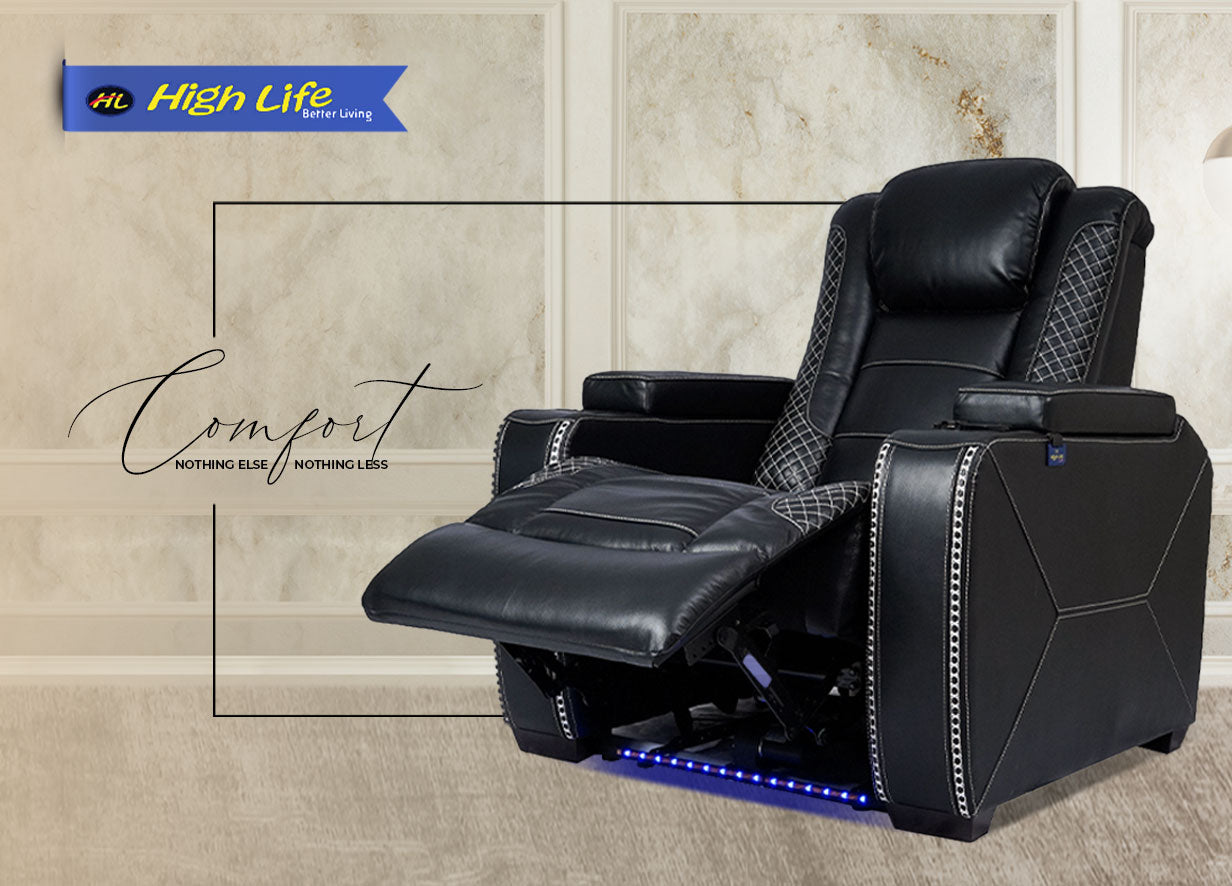 leather recliner chair with heat and massage