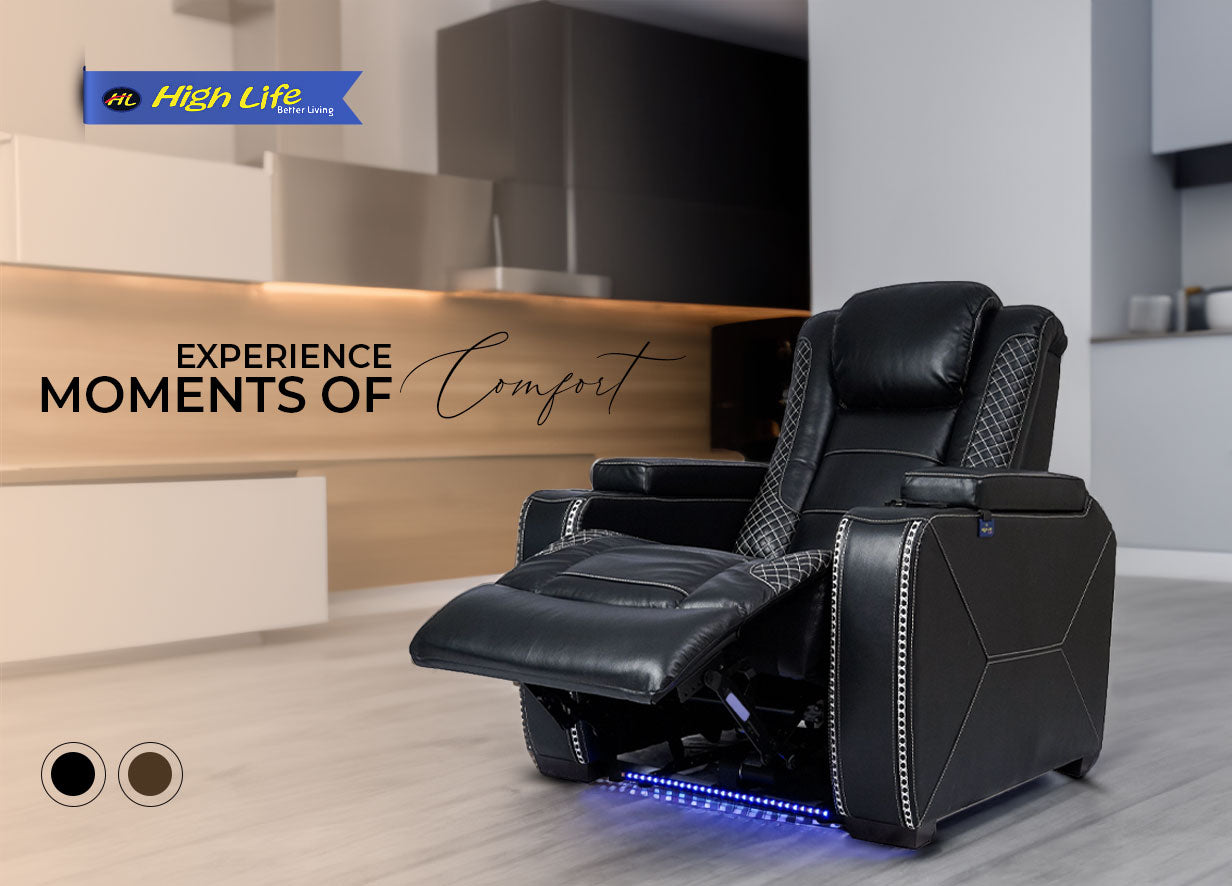 HIGH LIFE Triple Motor, Original Leather Power Recliner - MR 2003