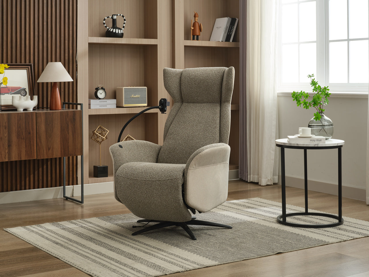 High Life LuxeFlex Comfort Chair with Integrated Reading Light.