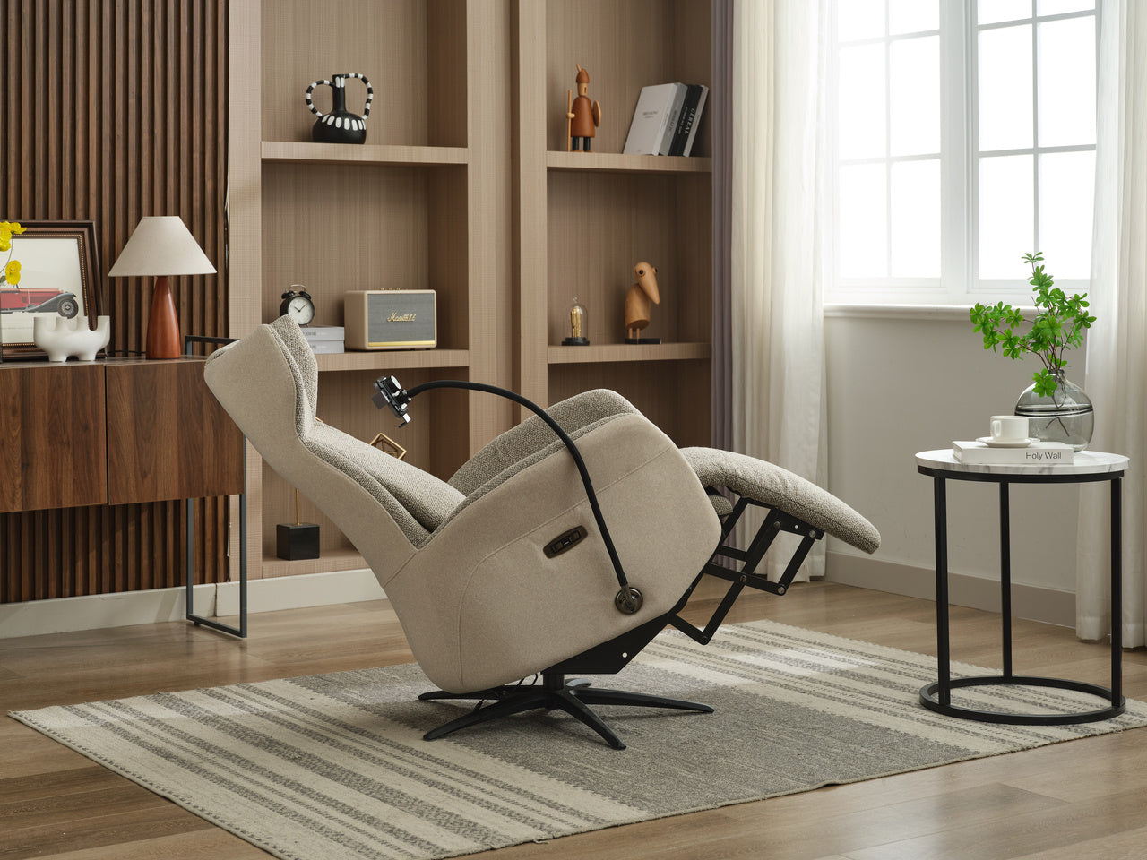 High Life LuxeFlex Comfort Chair with Integrated Reading Light.