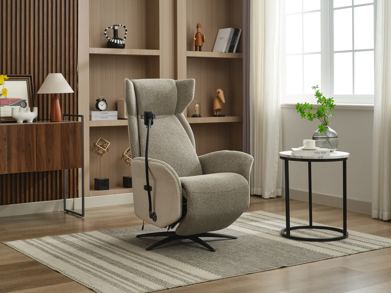 High Life LuxeFlex Comfort Chair with Integrated Reading Light.
