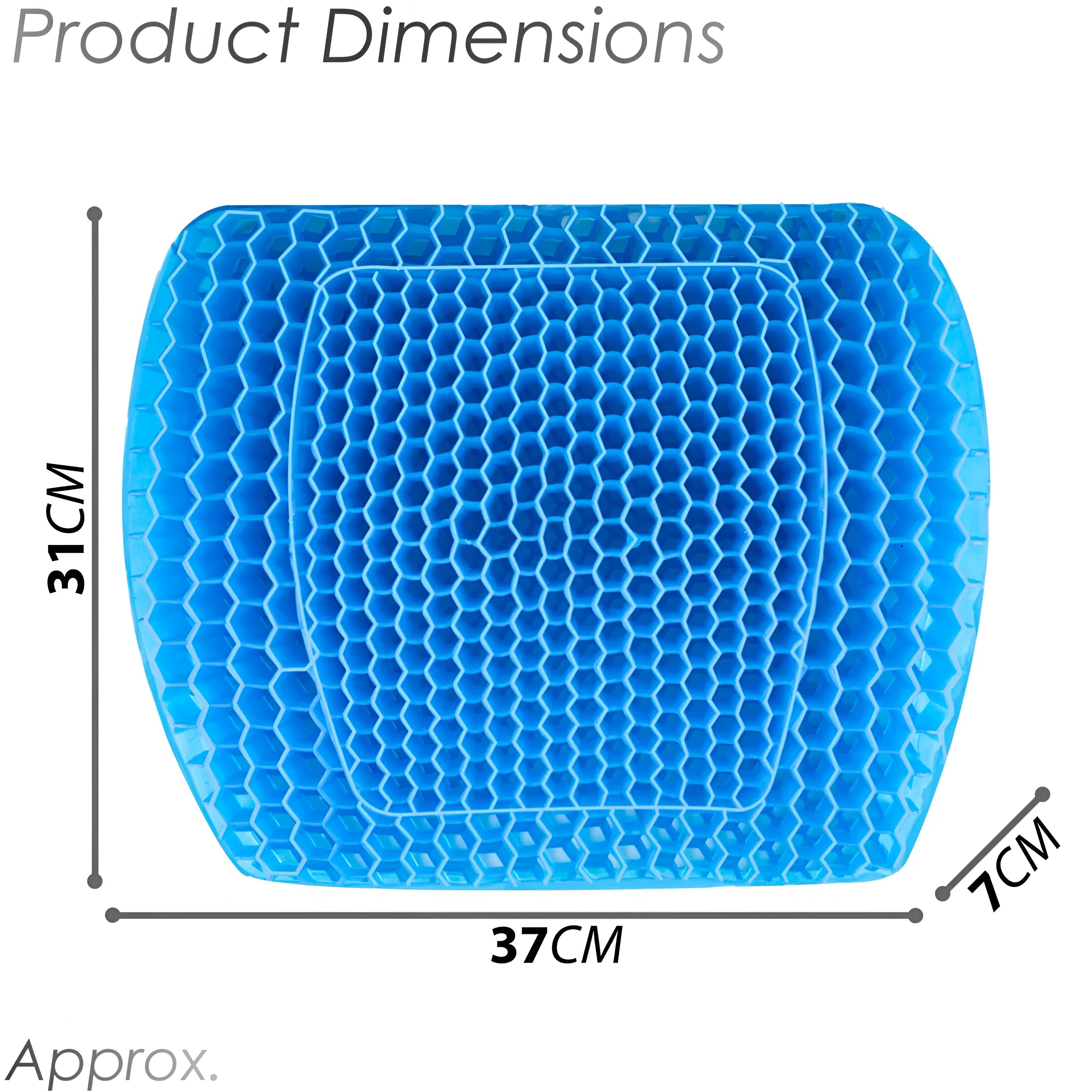 High Life Lumbar Support GelFlex Comfort Cushion.