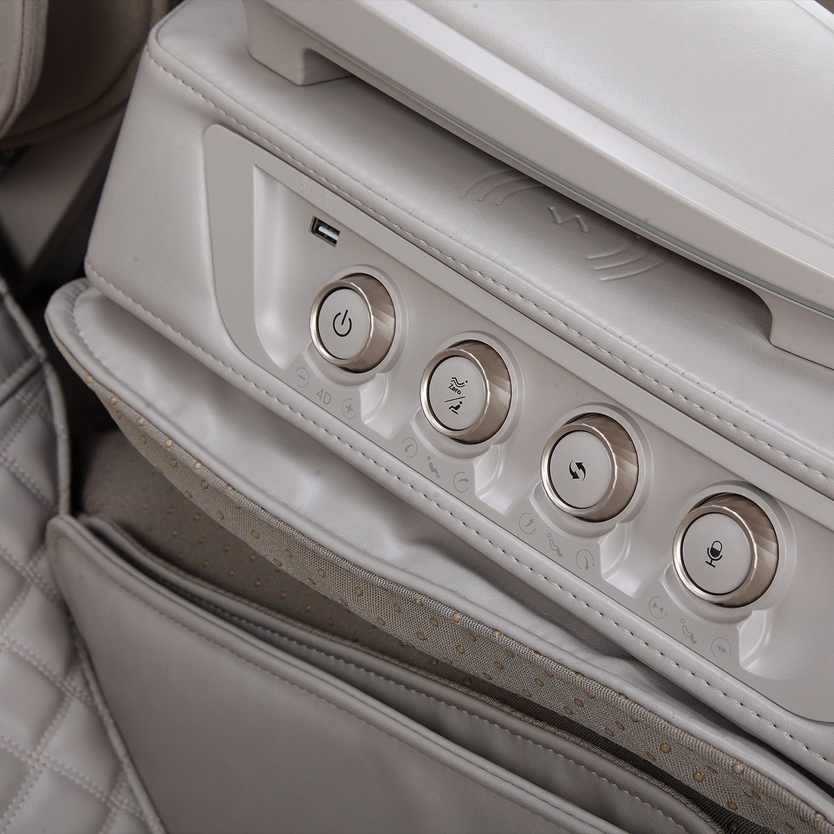 buttons can be used to fine tune the specific position of your Aria massage chair.