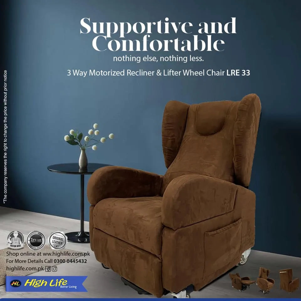 Lift Recliner Sofa | Wheel Recliner Chair | HIGH LIFE