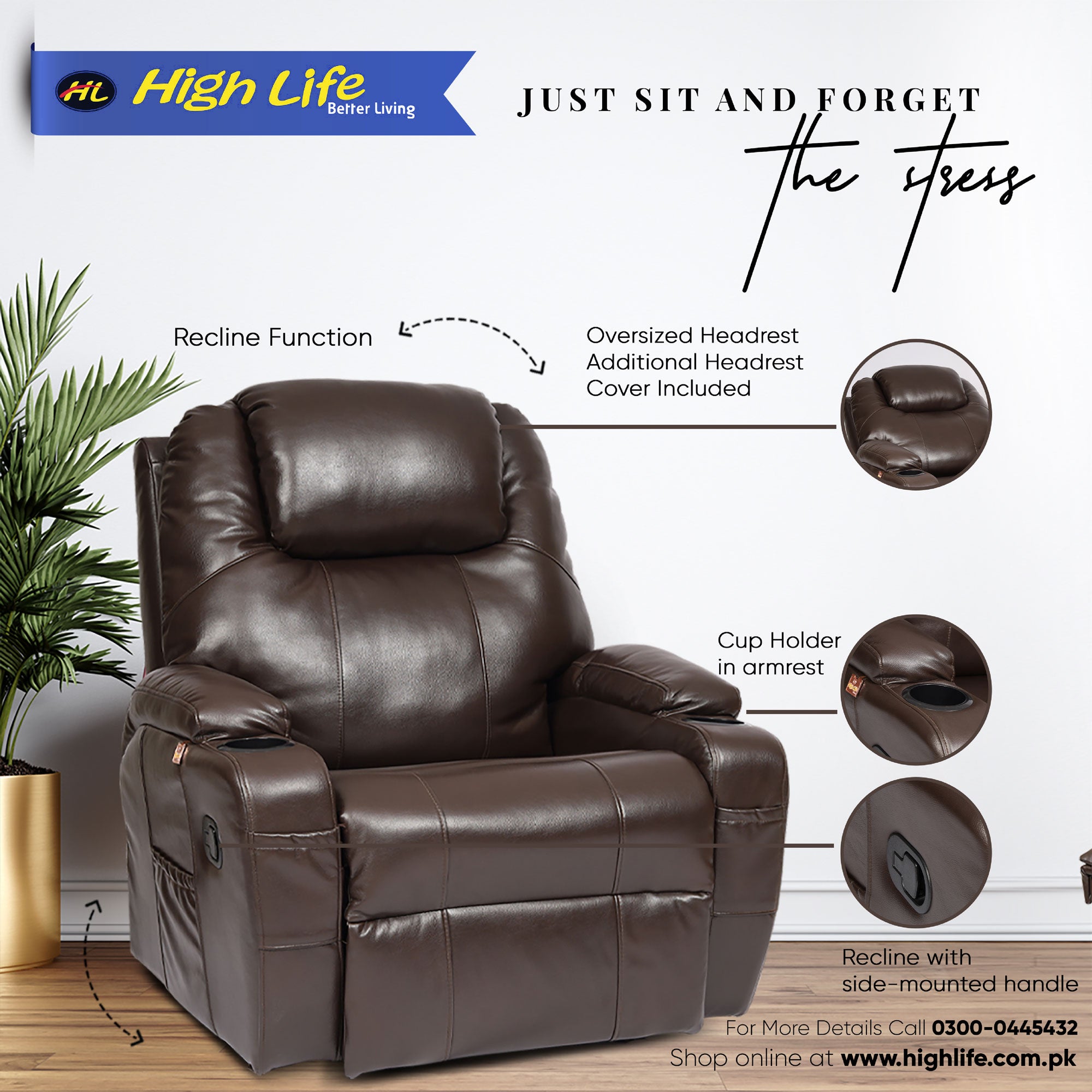 High Life's Manual Recliner in pakistan