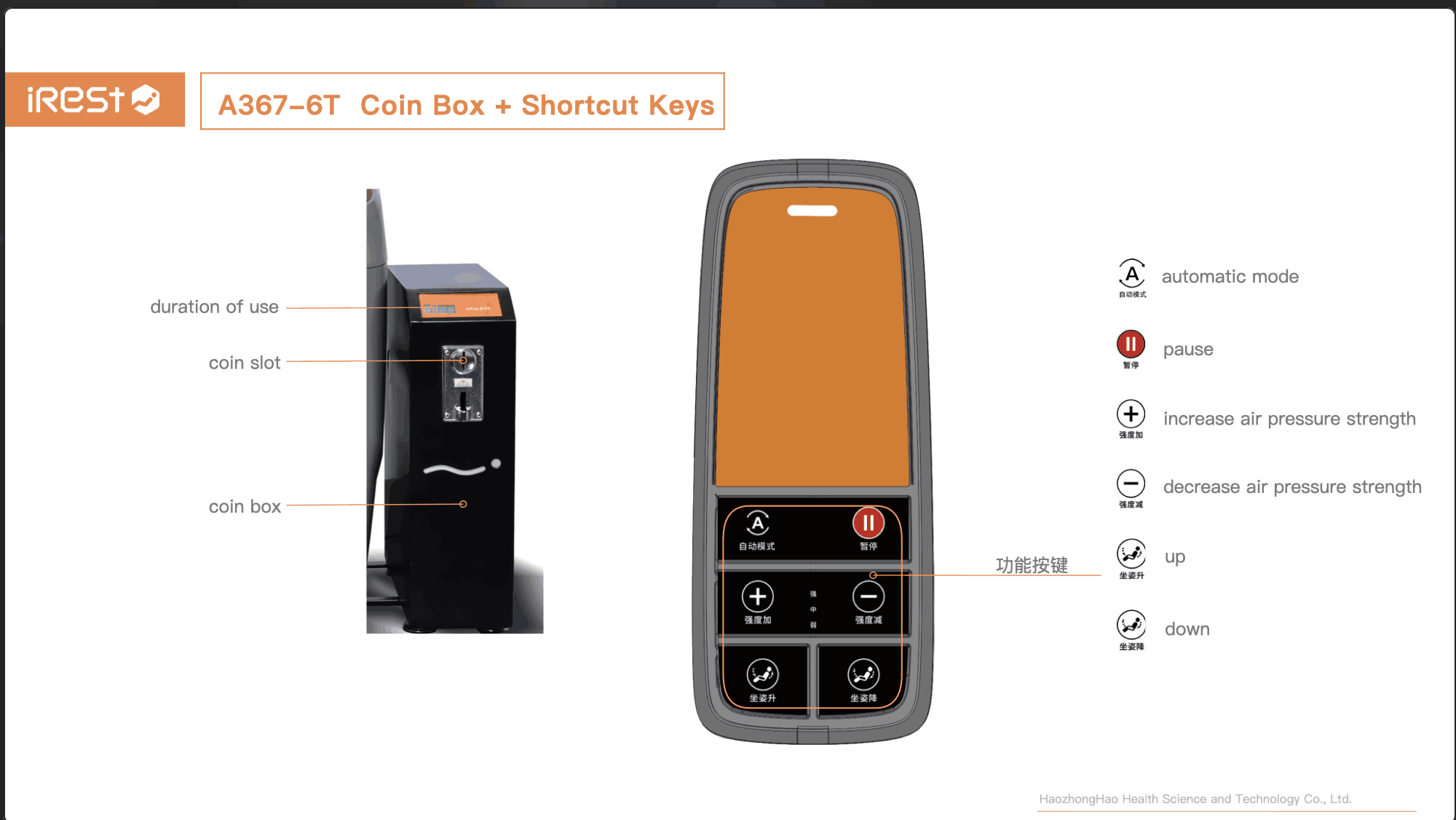 iRest A367-6T Highlife Professional Shared Massage Chair price in Pakistan