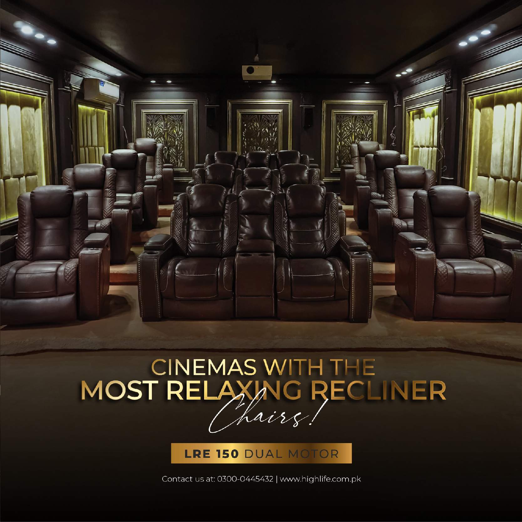 Highlife Recliner Home Theater Sofa price in pakistan