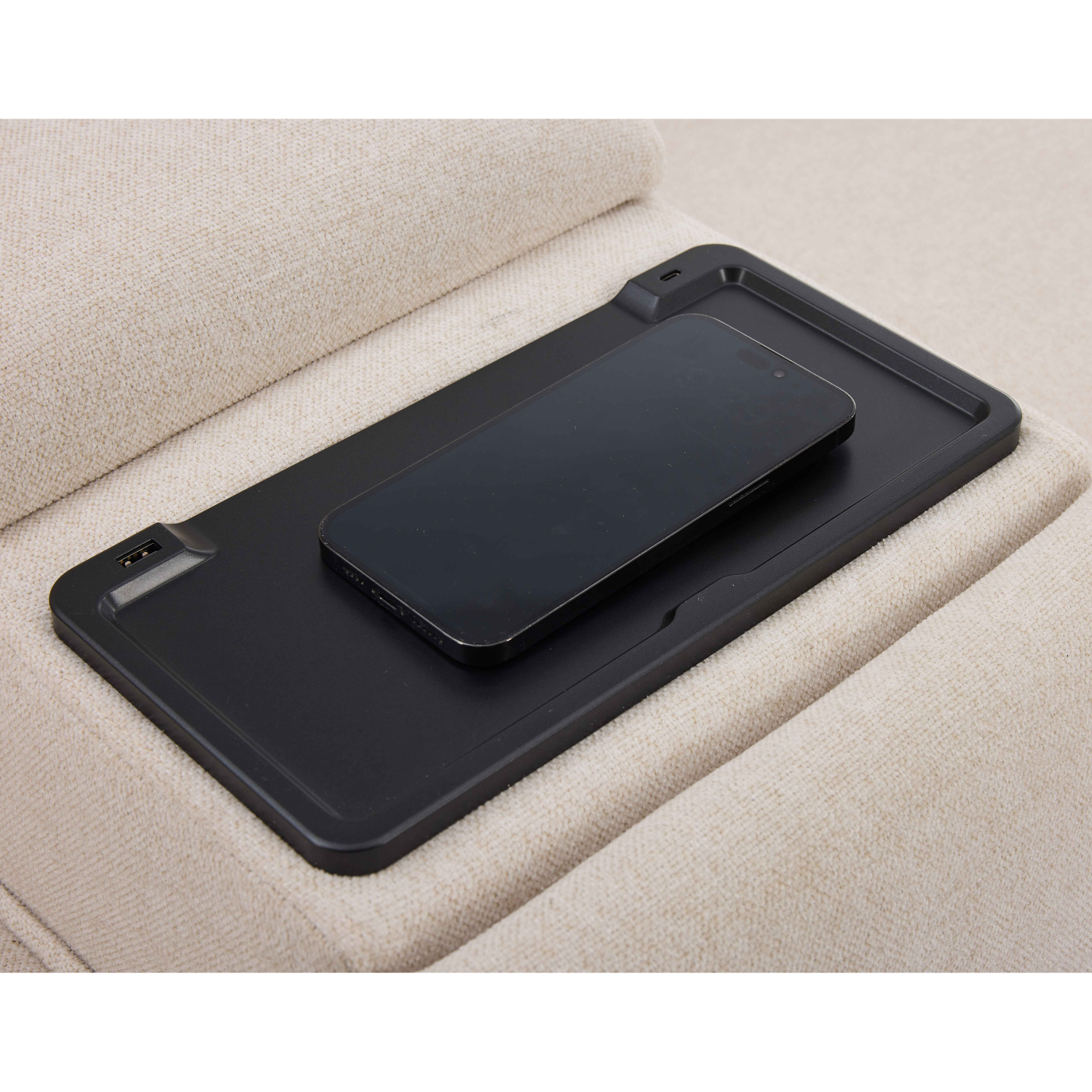 2-Seater Power Recliner Sofa with Console | Luxe Lounge Series | Wireless Charging & Storage price in pakistan