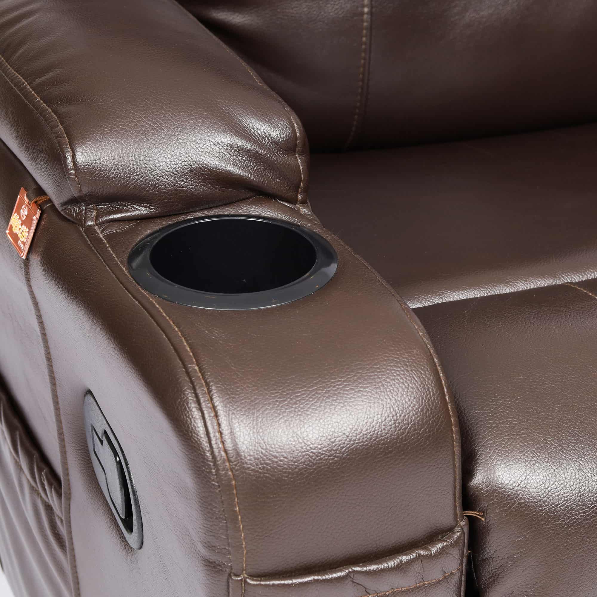 Black Leather Recliner in Pakistan