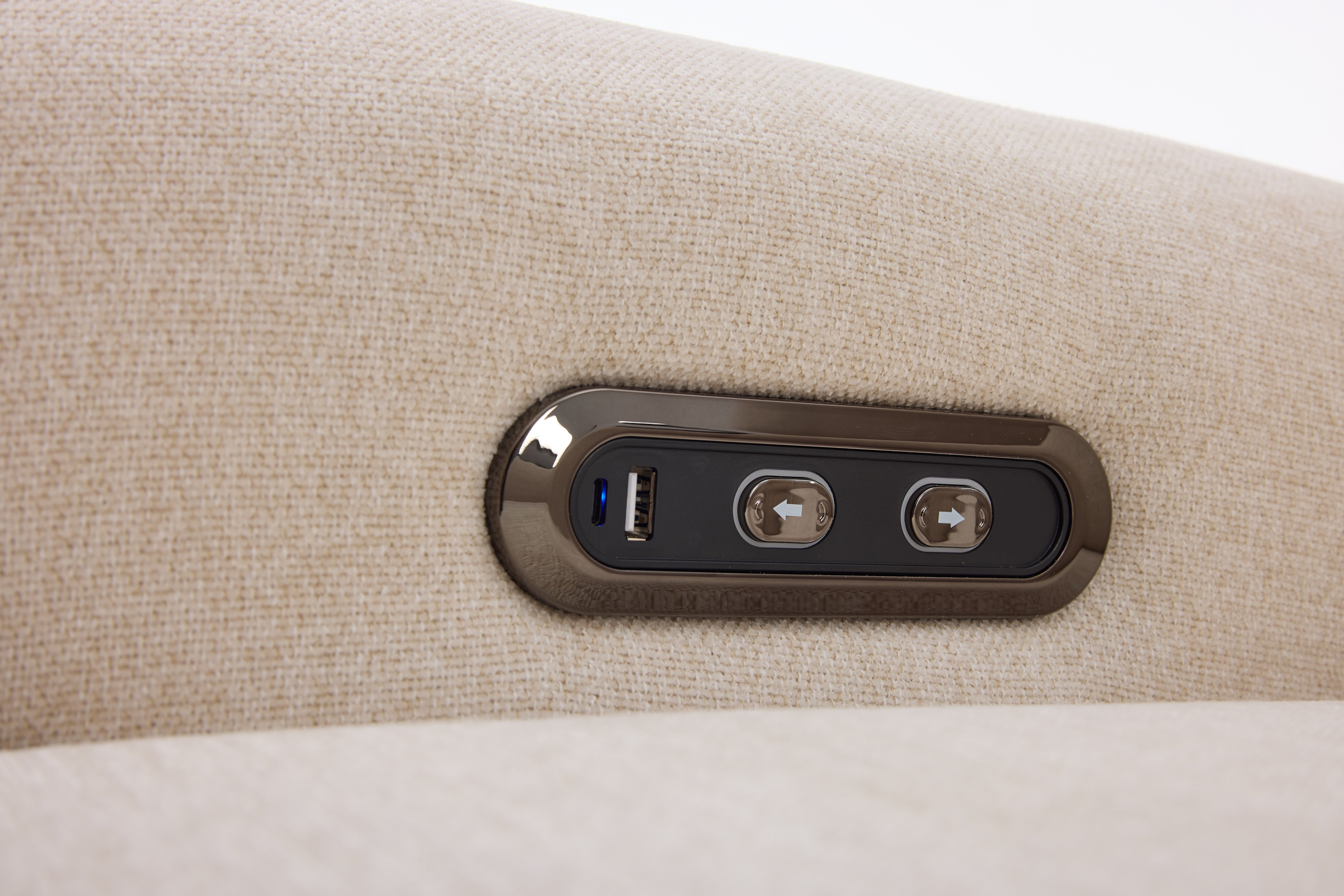 Single Power Recliner Chair with USB Charging | Luxe Lounge Series | Premium Comfort Seating