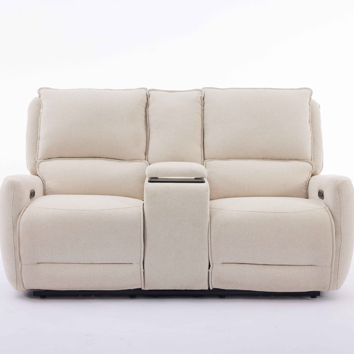 2-Seater Power Recliner Sofa with Console | Luxe Lounge Series | Wireless Charging & Storage [price in pakistan