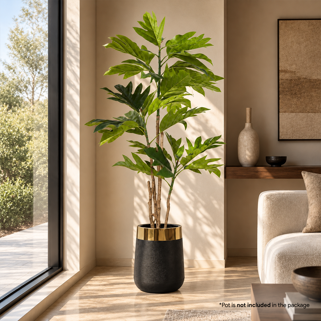 Ultra-realistic High Life artificial tropical plant for indoor home and office decor