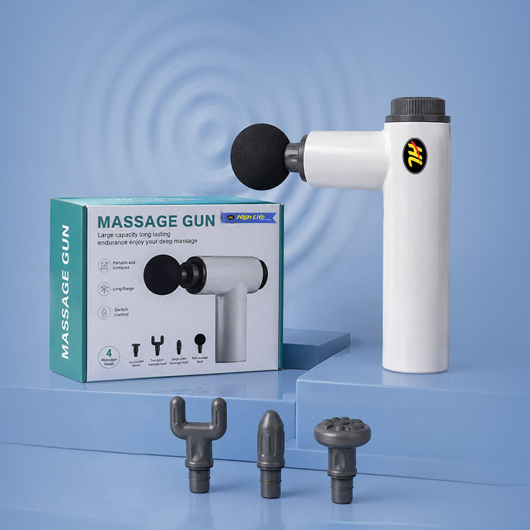 High Life PowerFlex Gun Massage – Deep Tissue Massage Gun for Muscle Relief