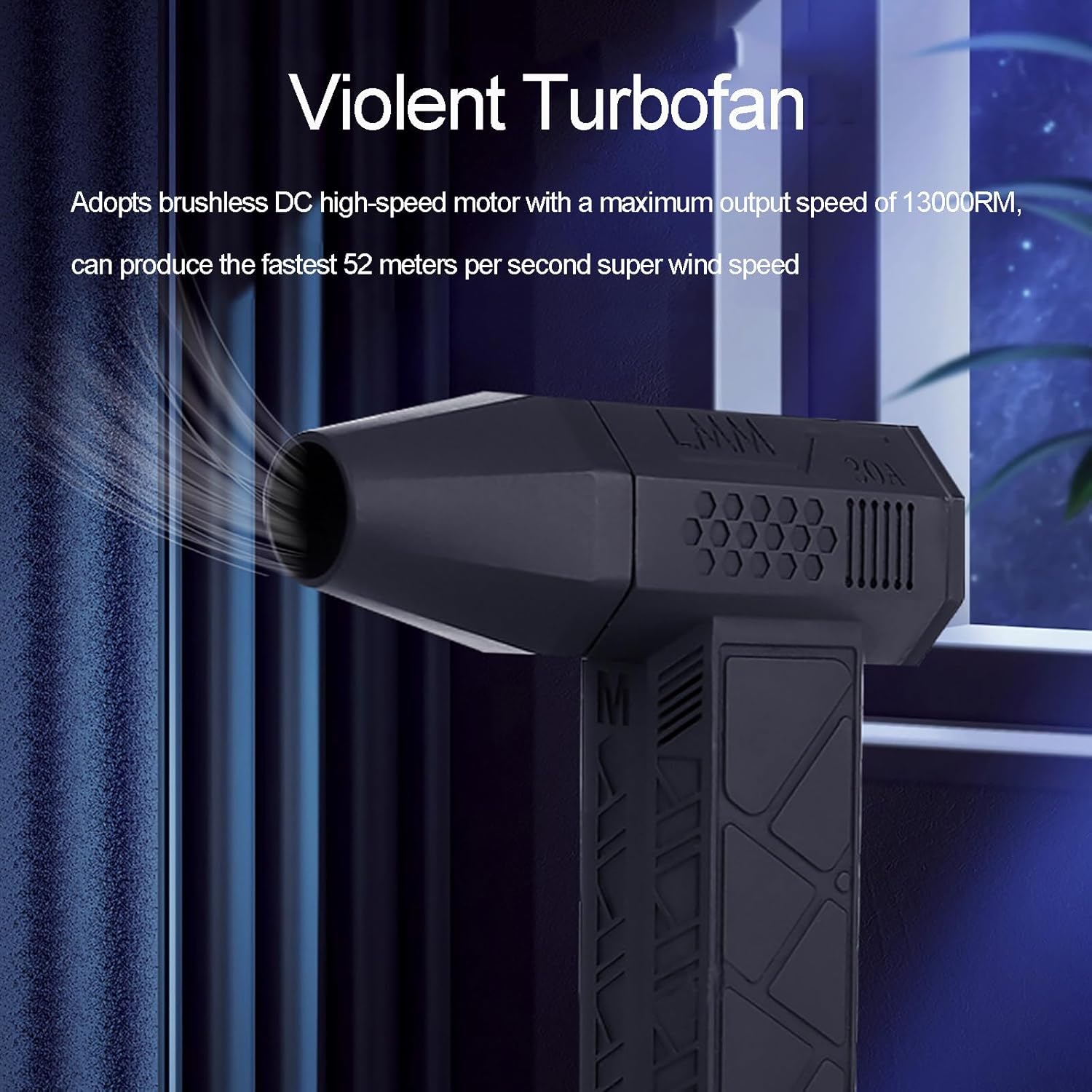 Highlife 130,000 RPM Mini High-Speed Mini Turbo Jet Fan | Rechargeable Cordless Air Duster & Powerful Electric Blower