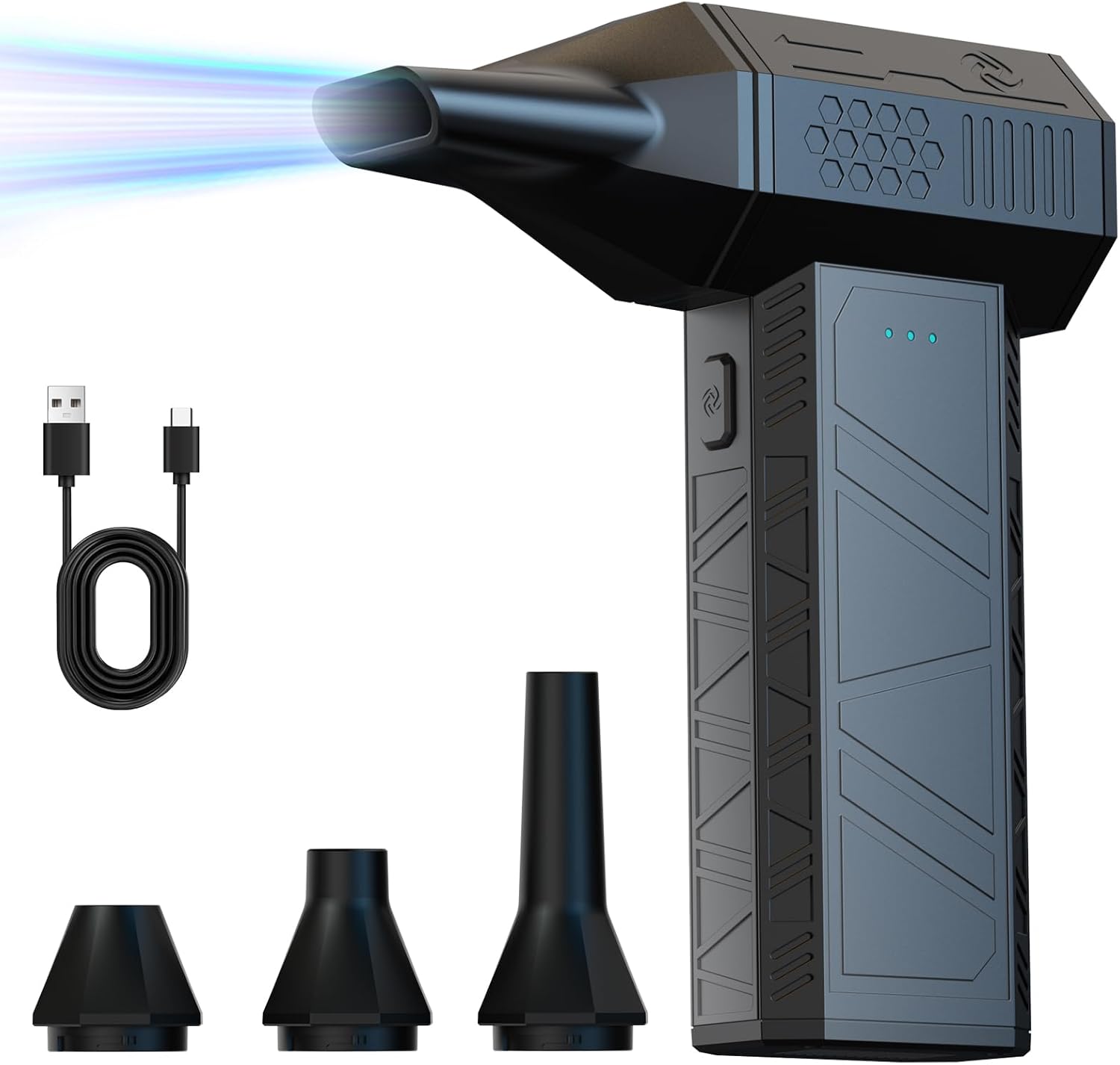 Highlife 130,000 RPM Mini High-Speed Mini Turbo Jet Fan | Rechargeable Cordless Air Duster & Powerful Electric Blower